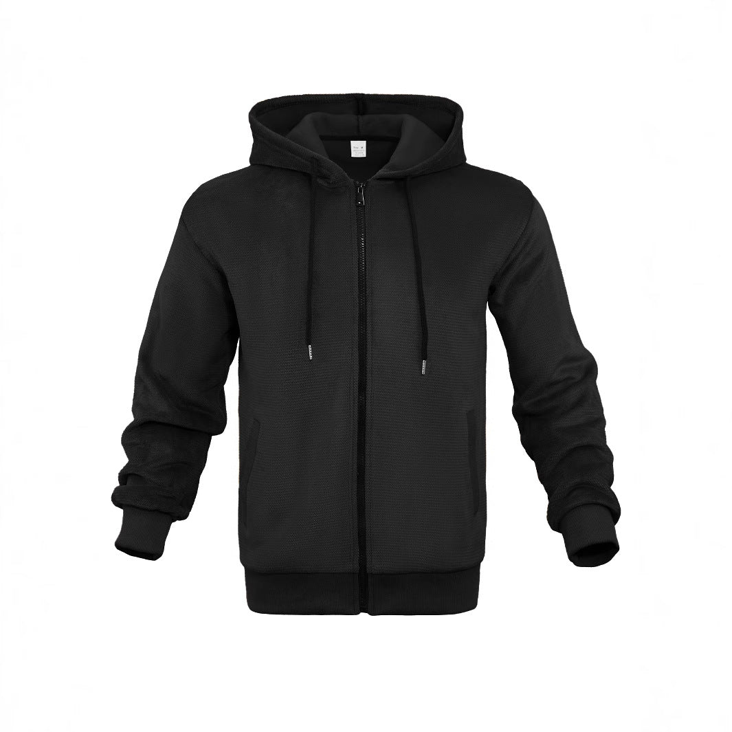 Men's sporty hooded jacket made of breathable mesh material Lune London