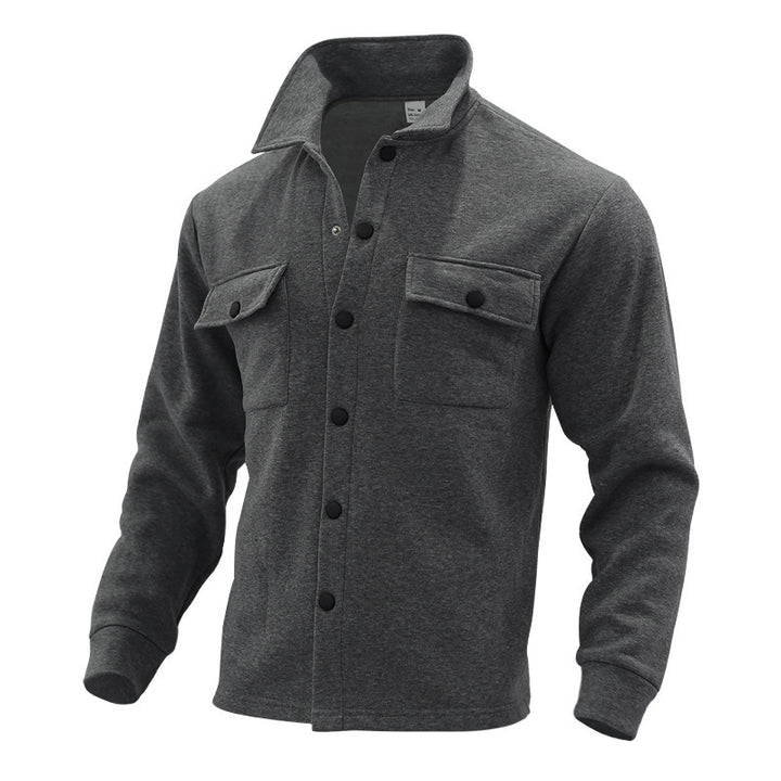 Flannel shirt for men with two chest pockets Lune London