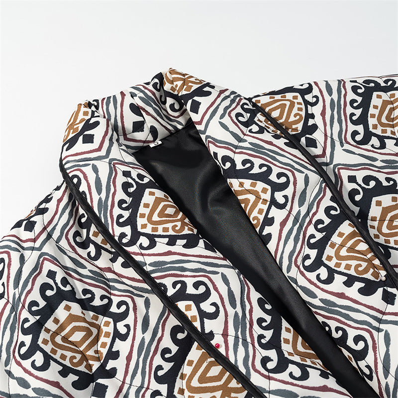 Blazer jacket for ladies with creative print and elegant fit Lune London