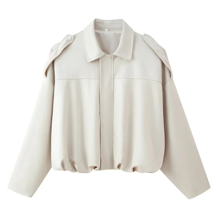 Ladies' pilot jacket with trendy oversized cut and widened shoulders Lune London