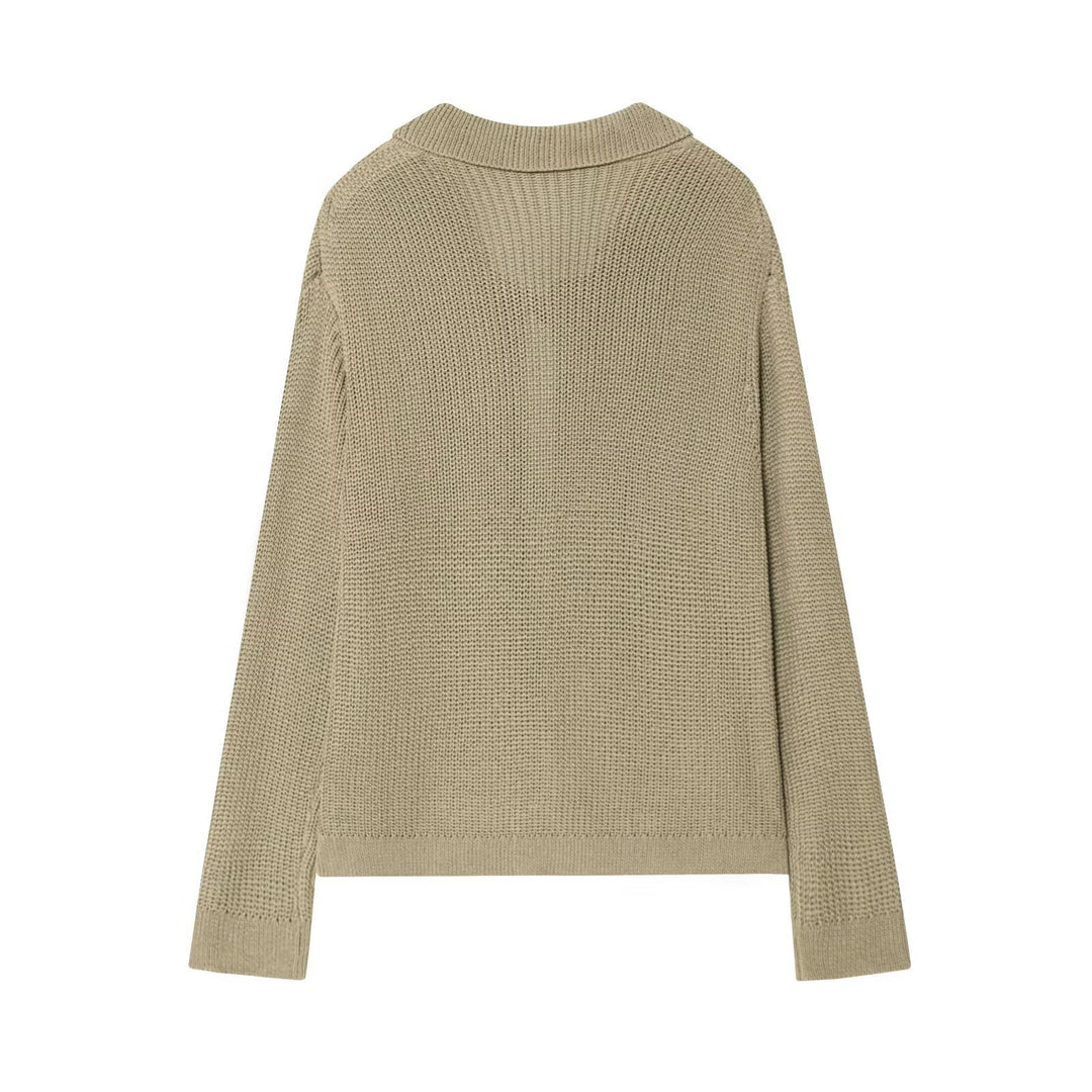 Ladies goose knit cardigan jacket Lune London