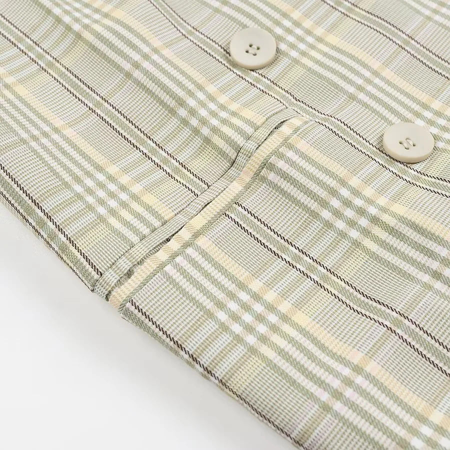 Ladies elegant checked blazer Lune London