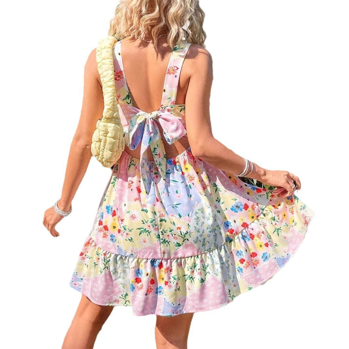 Lune London Floral Ruffled Summer Dress for Women