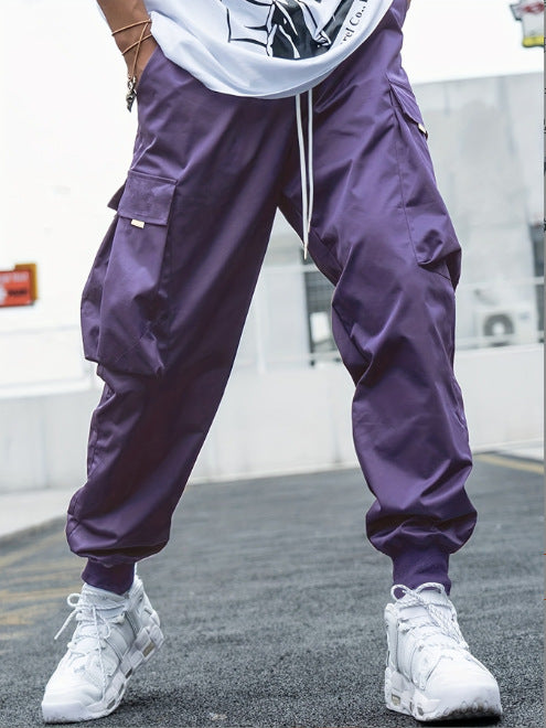 Men's wide-leg cargo pants with practical pockets Lune London