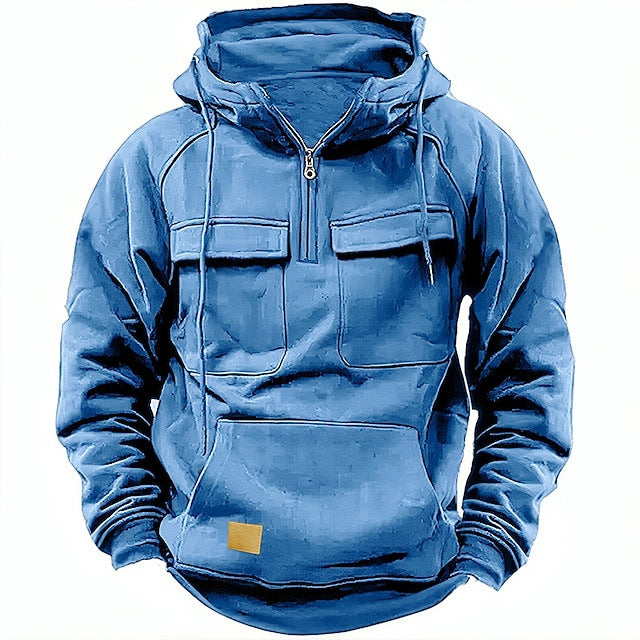 Men's casual hoodie with practical pockets and modern fit Lune London