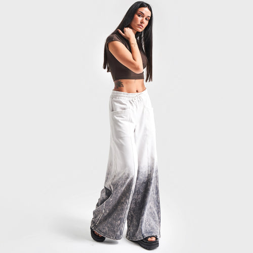 Loose leisure pants for women with a unique ombre effect Lune London