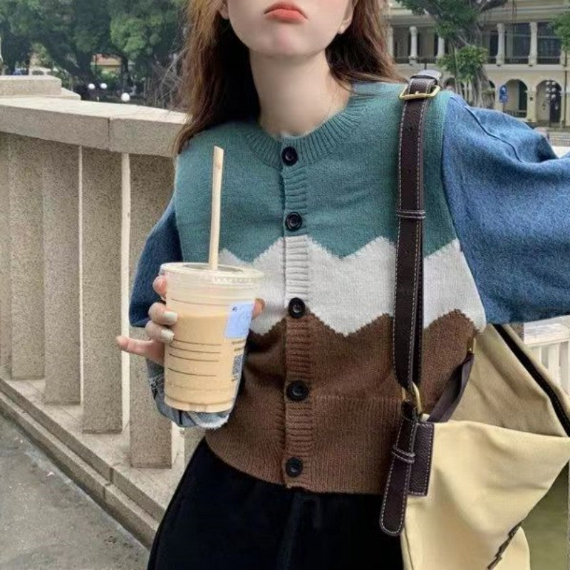 Ladies Trendy Vest with Modern Color Accents Lune London