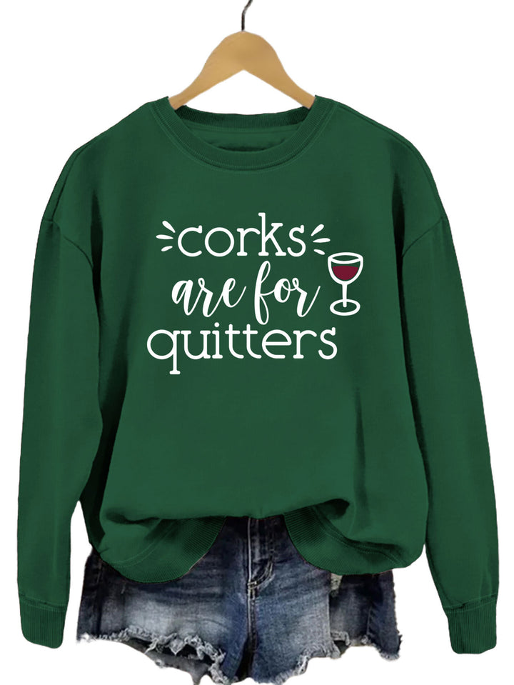 Sweatshirt pour femmes avec slogan créatif et coupe décontractée Chic & Stil