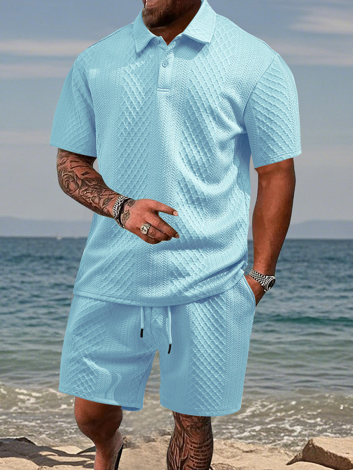 Men's Sport Polo Set and Shorts Lune London