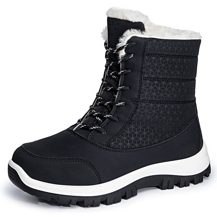 Winter boots for ladies with cozy faux fur lining and non-slip sole Lune London