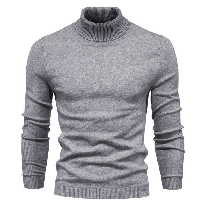 Men's Fashionable Turtleneck Sweater Made Of Fine Merino Wool Lune London