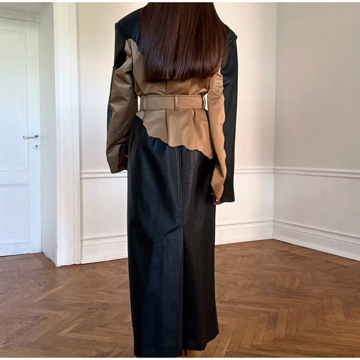Fashion windbreaker coat for women with belt and pockets Lune London