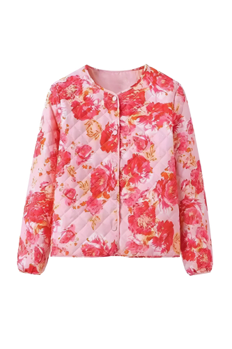 Lune London | Floral Jacquard Micro Jacket