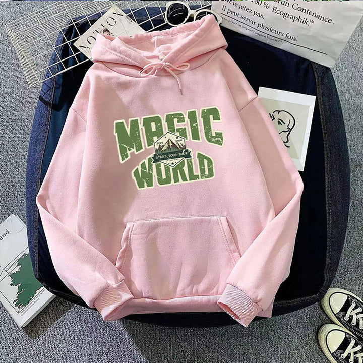 Women’s hoodie with modern graphic print Chic & Stil
