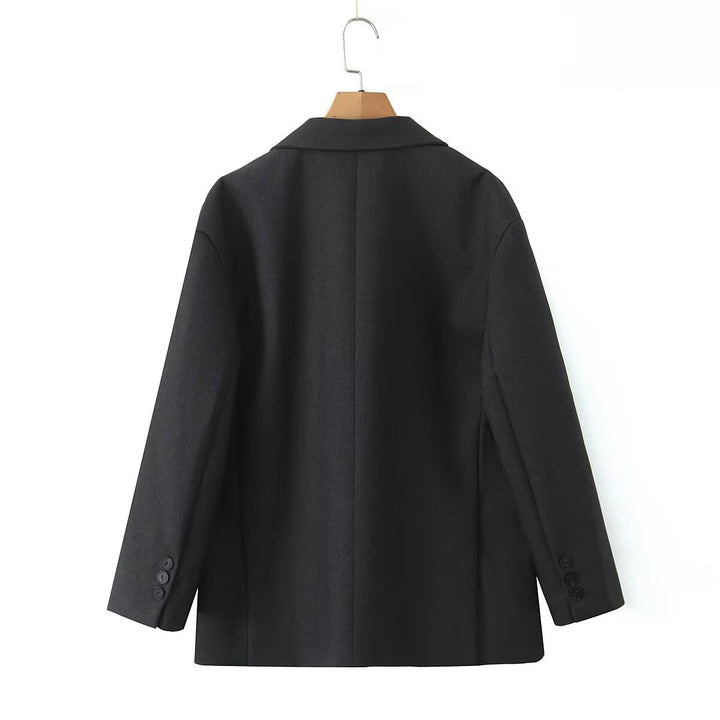 Elegant women's blazer with modern loop elements and practical pockets Lune London