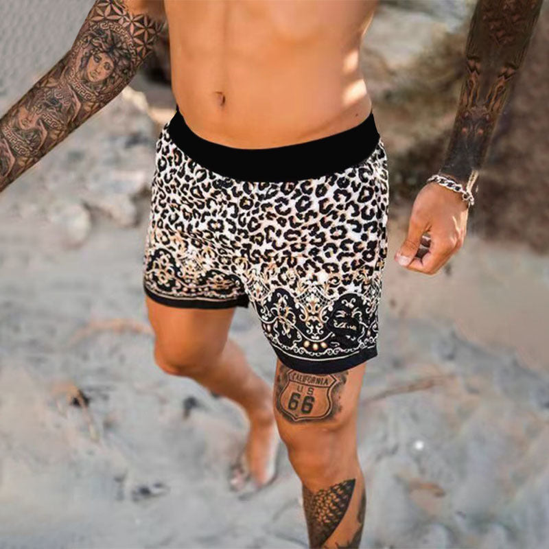 Men's Tropical Print Casual Short Set Lune London