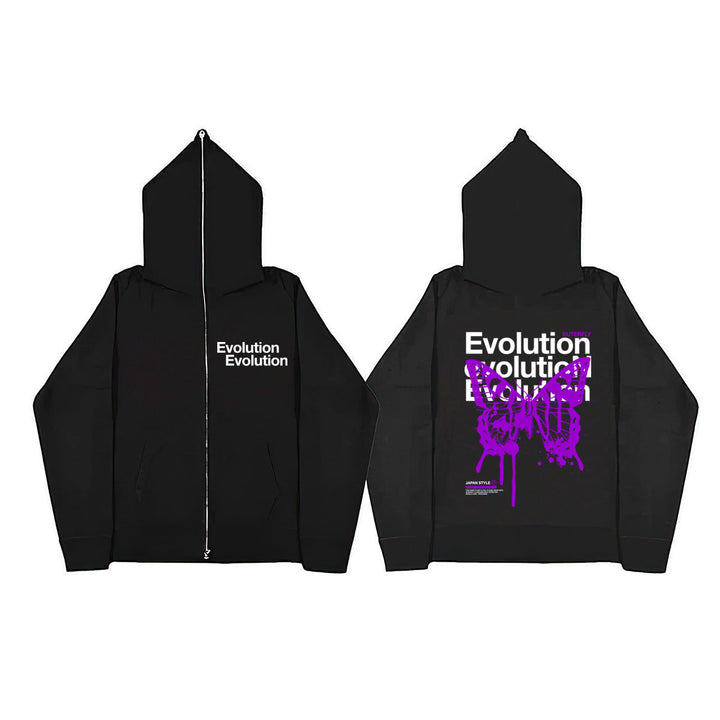 Hooded jacket for women with a catchy graphic design Lune London