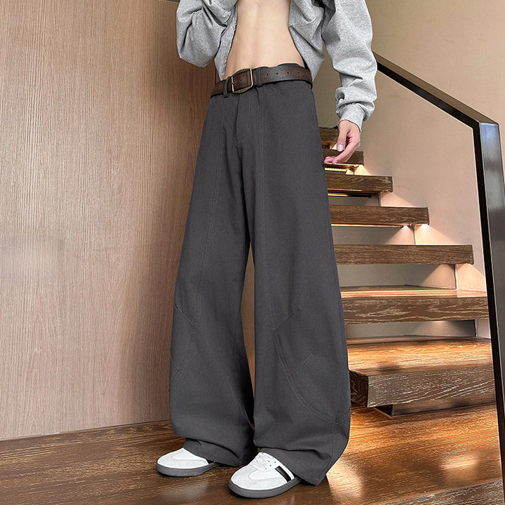 Women Loose Leisure Pants with Elastic Waistband and Practical Pockets Lune London