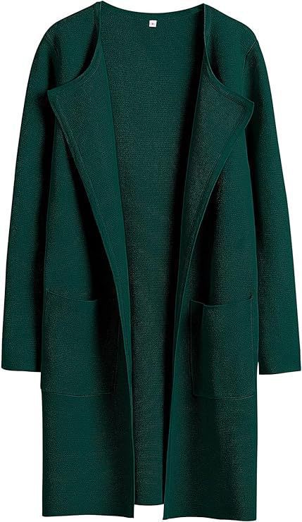 Knit coat for women with a relaxed fit and practical pockets Lune London