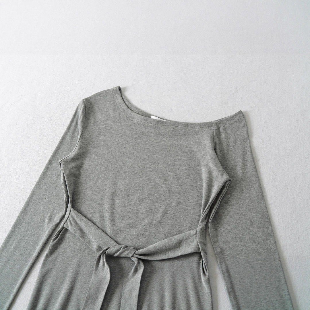 Women Long Sleeve Top with Elegant Bow Detail Lune London