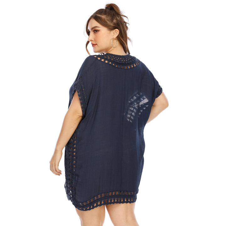 Women Boho Crochet Detail Chic Pareo Style