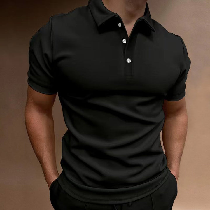 Performance-focused short sleeve polo shirt for men Chic und Stil