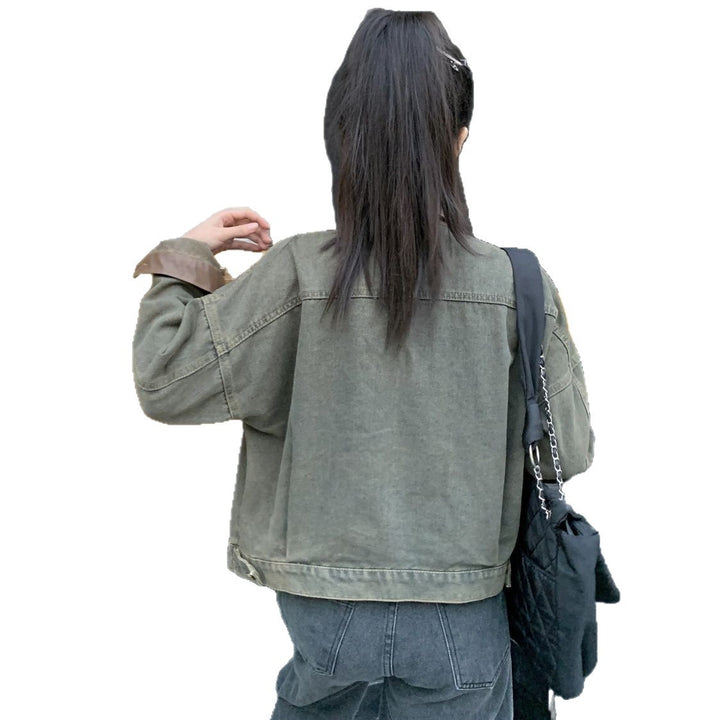 Veste utilitaire pour femmes avec accents en cuir Chic & Stil