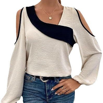 Ladies Designer top with cut-out sleeves Lune London