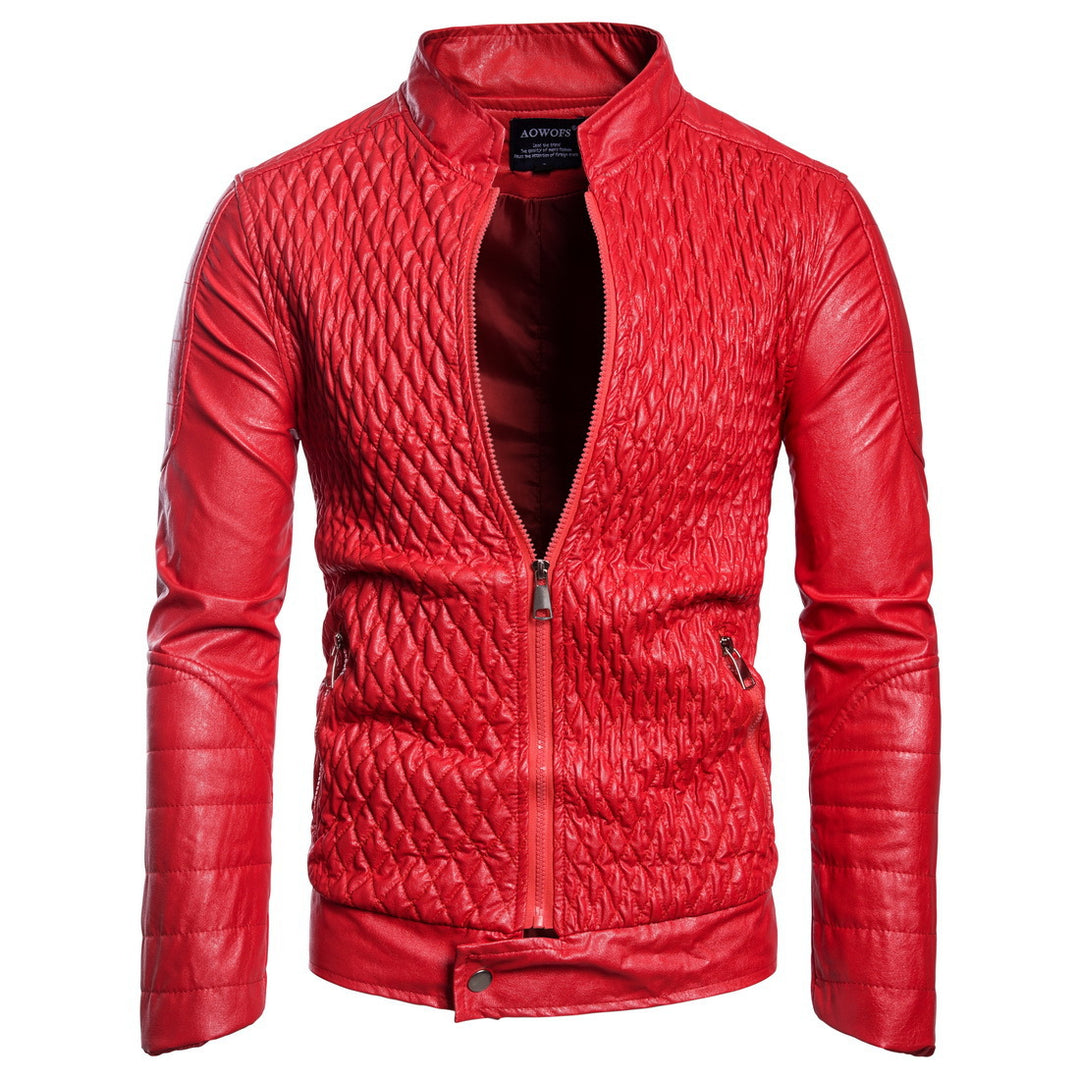 Stylish quilted leather jacket for men Lune London