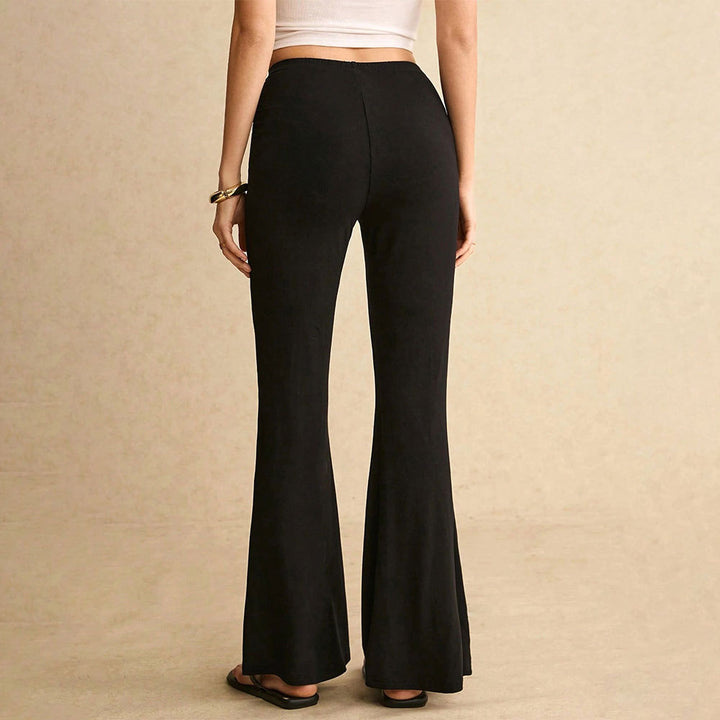 Pantalons évasés pour femmes avec élément de gathering élégant Chic & Stil