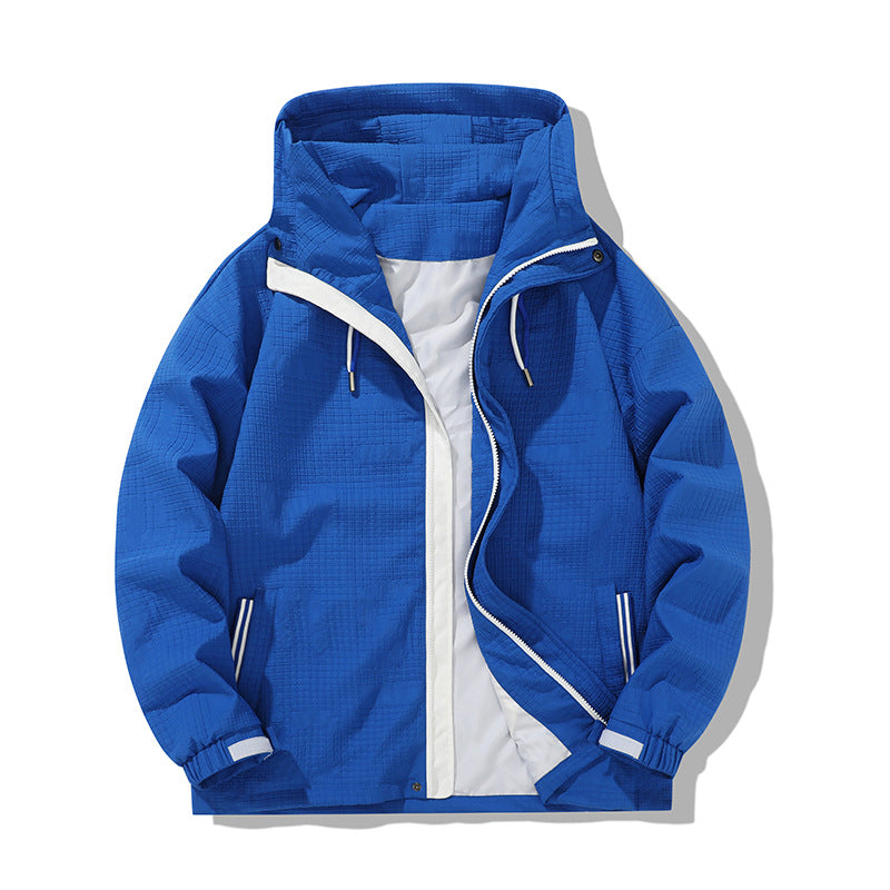Lightweight jacket for men with practical zip pockets Lune London