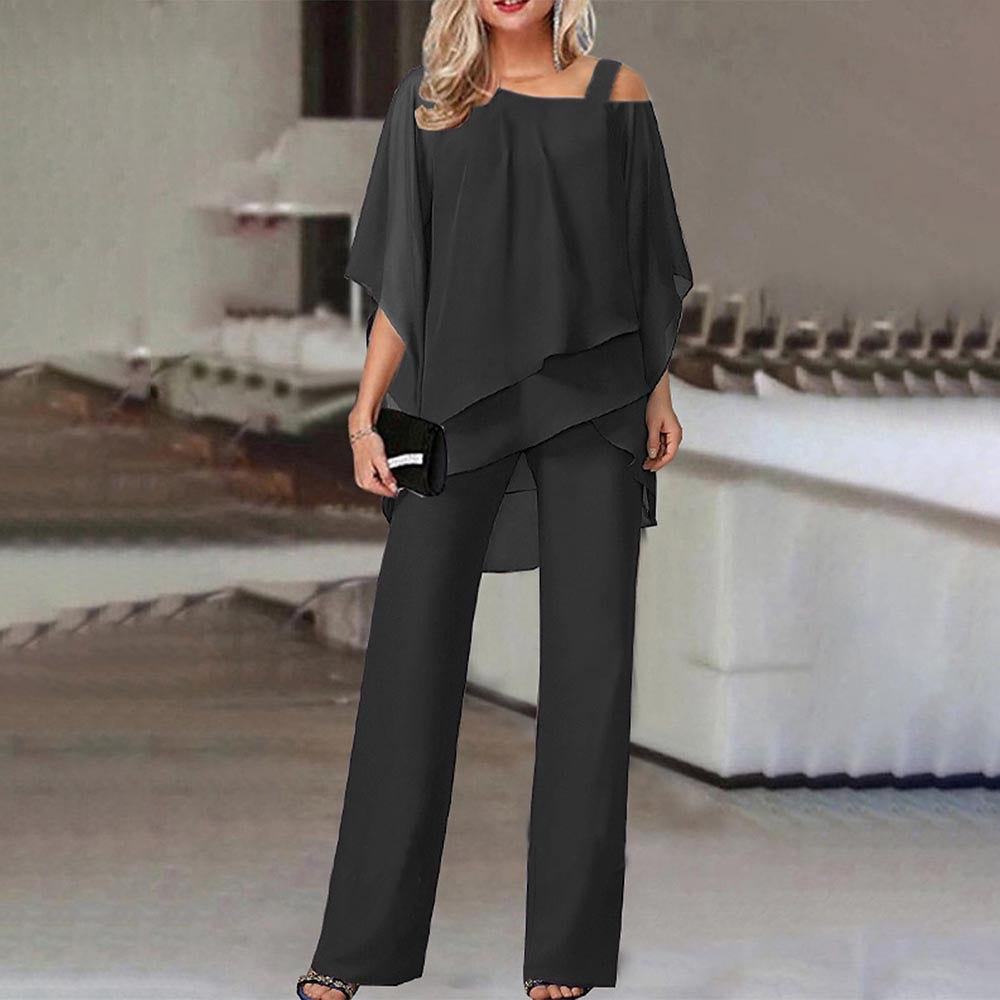 Ladies Chic and Elegant Ruffled Set