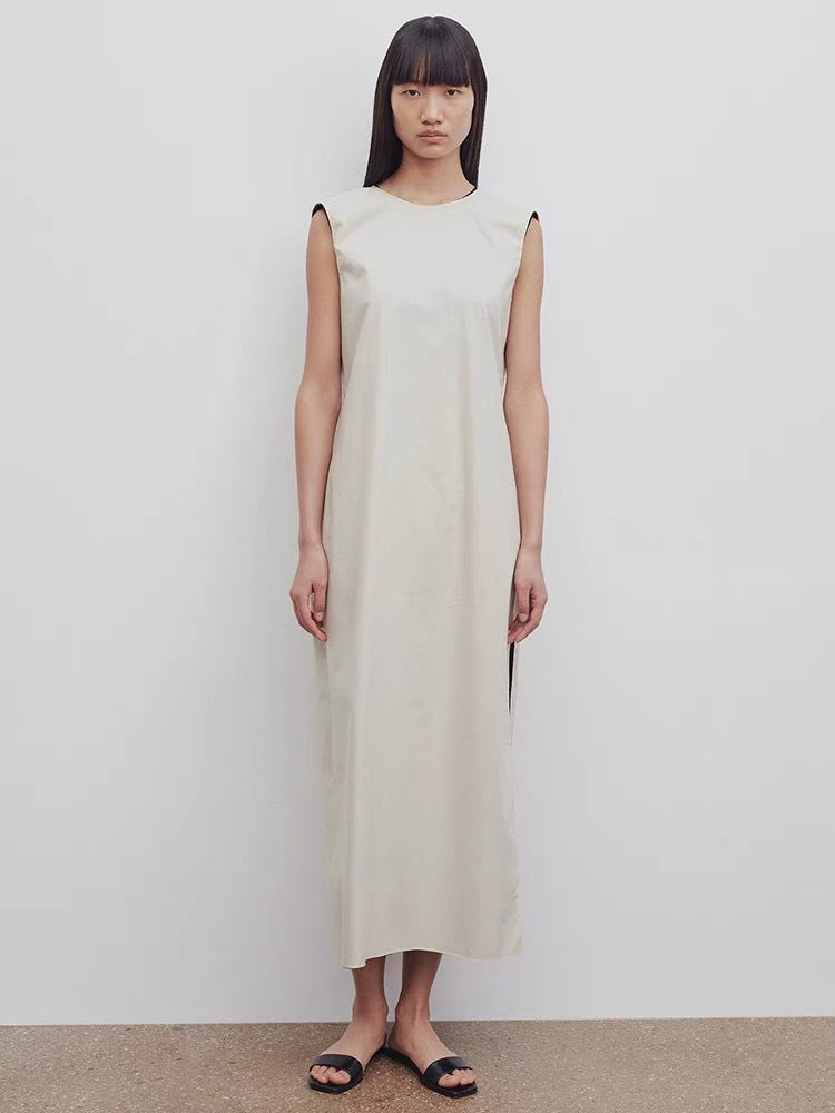 Robe maxi fluide pour femmes avec encolure large Chic & Stil