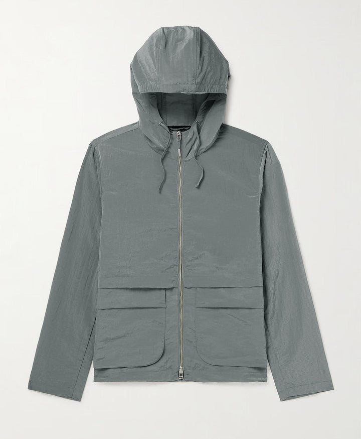 Lightweight outdoor jacket for women with adjustable hood and multifunctional pockets Lune London