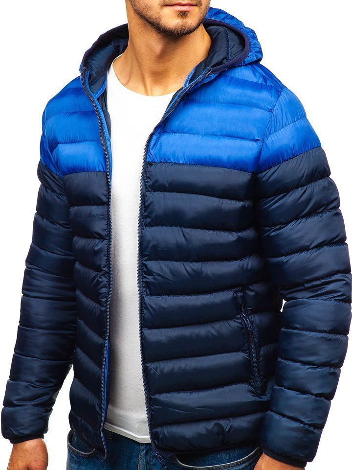 Functional jacket for men with hood and quilted design Lune London