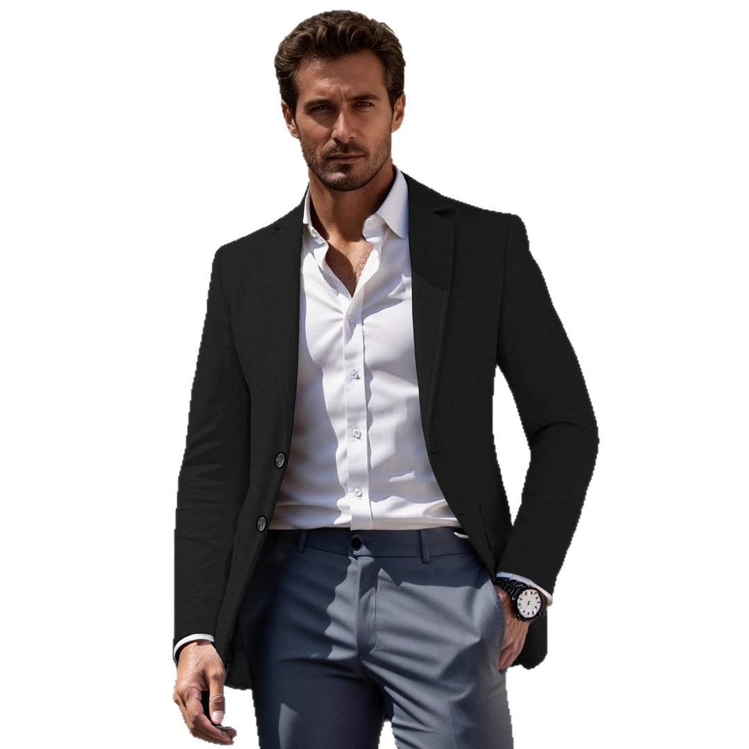 Elegant fitted business suit jacket for men Lune London