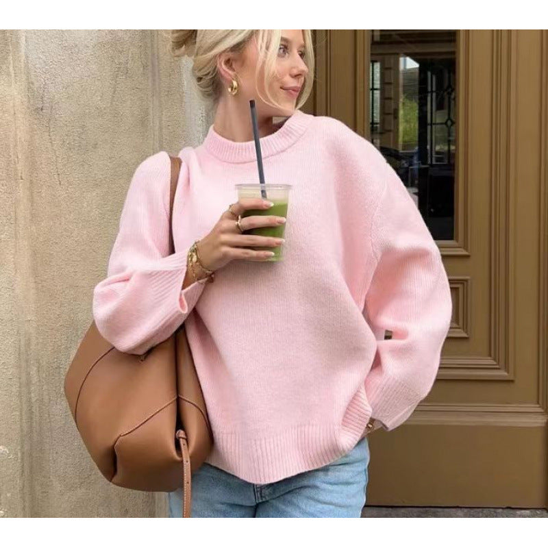 Ladies Comfortable Chic Knitted Short Sweater