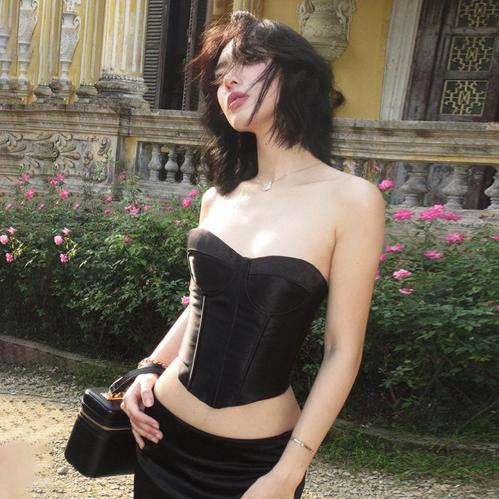 Ladies Structured Chic Bustier Top