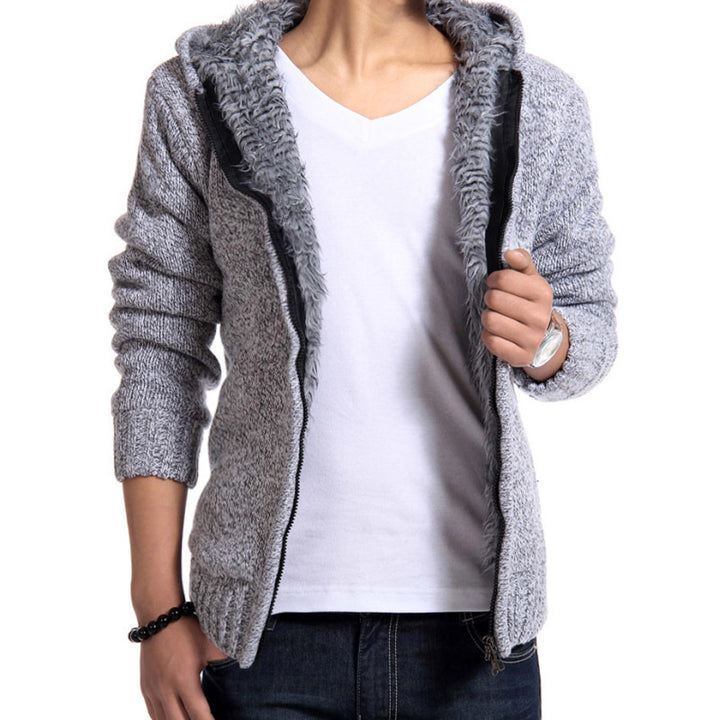 Cozy knit jacket for men with high-quality inner lining Lune London