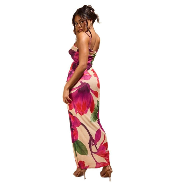 Lune London Floral A-line Maxi Dress for Women