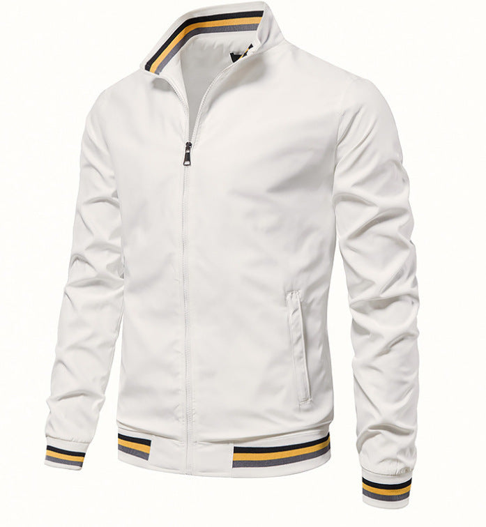 Sporty bomber jacket for men with contrasting cuffs Lune London