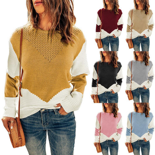 Lune London geometric pattern women's sweater