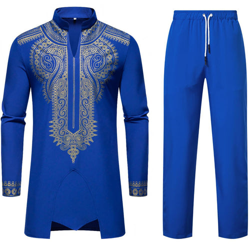 Men's traditional caftan outfit with unique embroidery Lune London