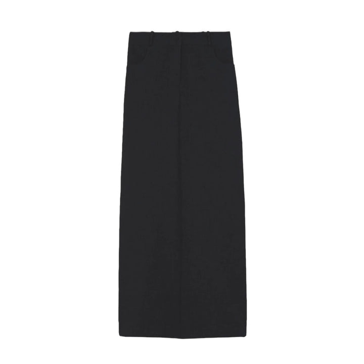 Jupe maxi élégante pour femmes avec passants de ceinture et silhouette classique Chic & Stil
