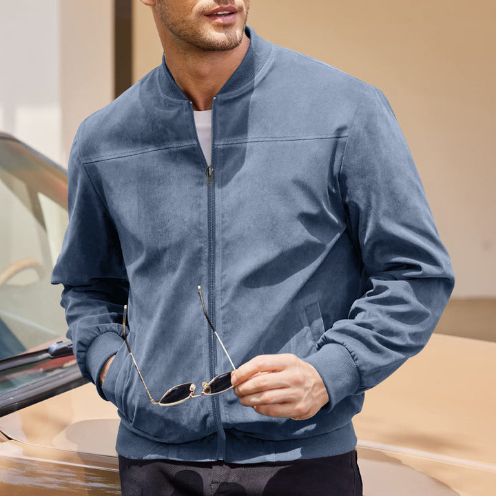 Casual track jacket for men with a sporty design and practical pockets Lune London