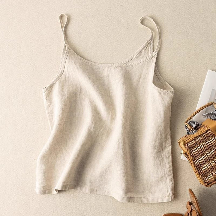 Women's Lightweight Linen Camisole Top Lune London