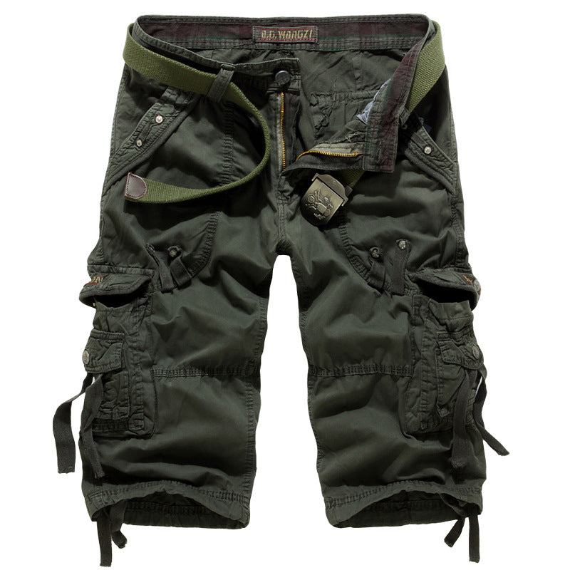 Men's Cargo Shorts with Multiple Pockets Lune London