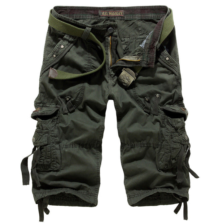 Men's Cargo Shorts with Multiple Pockets Lune London