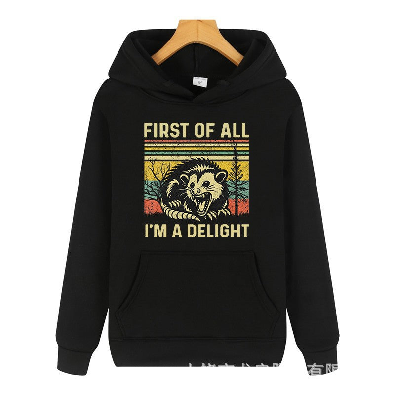 Women's hoodie with creative animal graphic and comfortable fit Chic & Stil