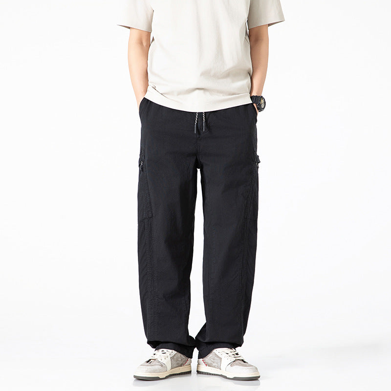 Pantalons cargo confortables pour hommes avec poches latérales et poches arrière pratiques Lune London